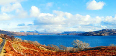 Loch Tuath and Ben Mor in winter