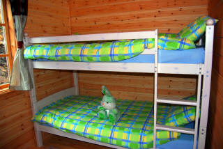 Bunk bedded room