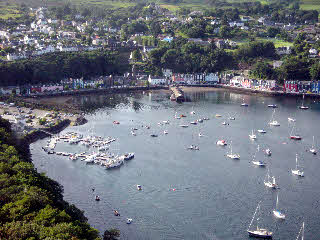 Aerial photo of Tobermory